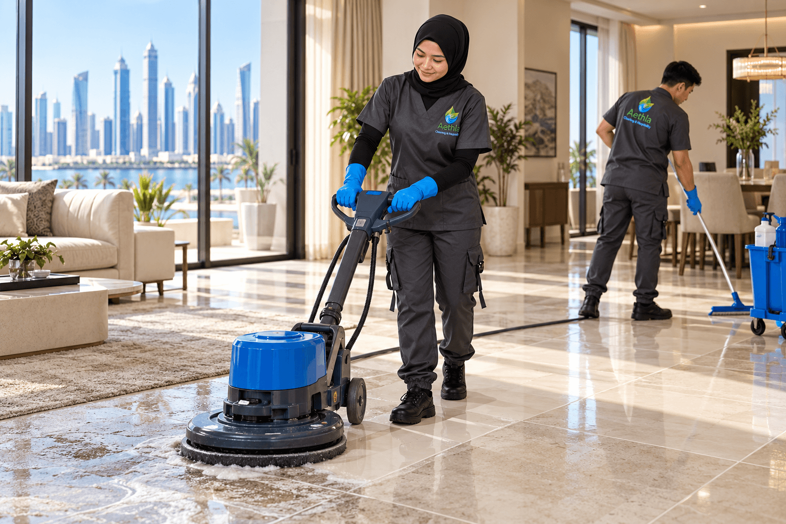 Floor Cleaning Services in Qatar: Professional Tile, Marble, Ceramic, Vinyl & Hard Surface Care