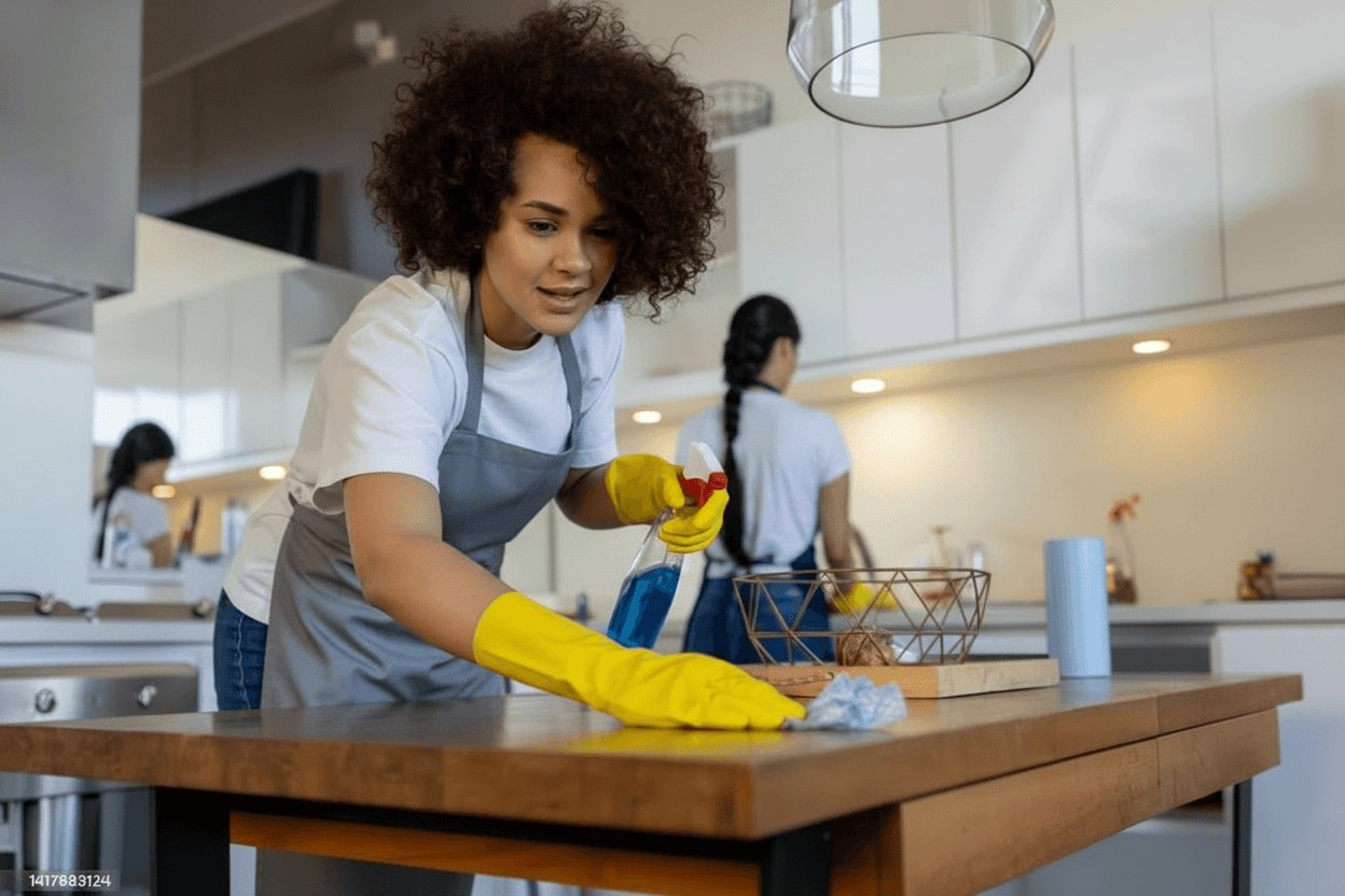 Office cleaning hero